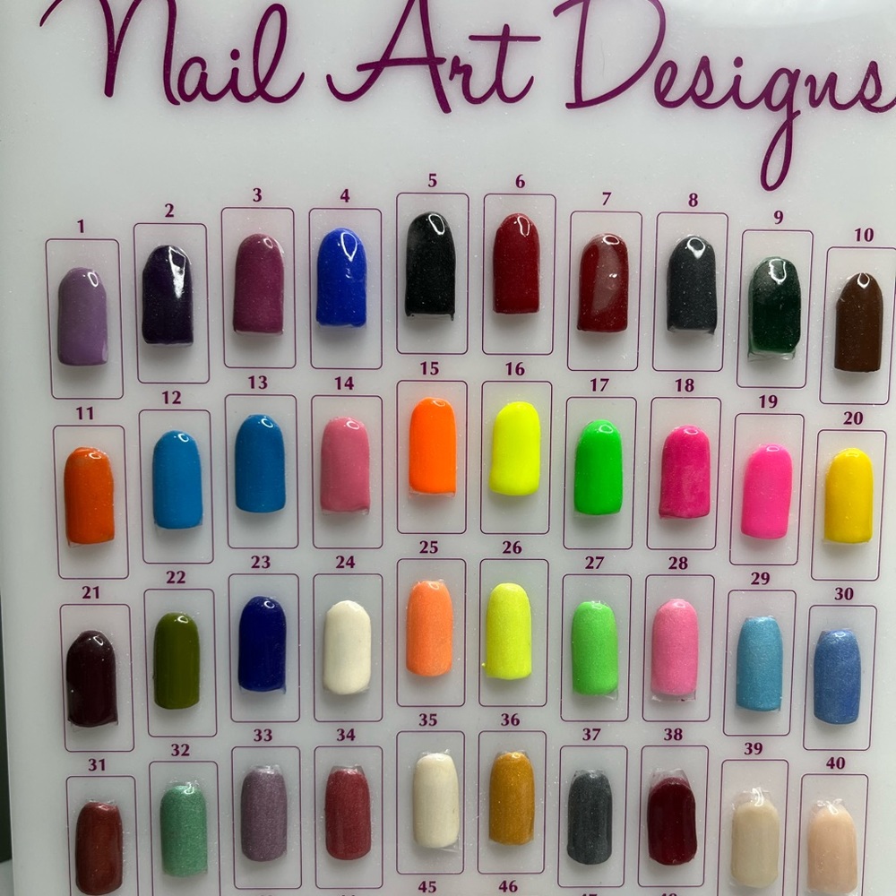 Acrylic Powder for Nails 💅🏽 24 Pots of 1oz each in Multiple Colours
